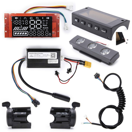 Motoare - Kit 36V 350W Kugoo S1 pentru Trotinetă Electrică - Controller, Display, Accelerație și Frână