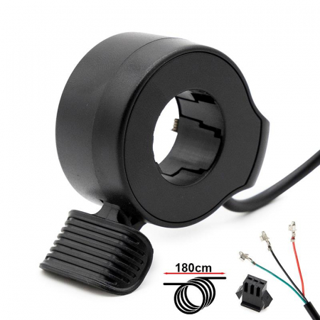 Piese de schimb - Maneta de acceleratie 36V pentru trotinete electrice – Conexiune cu 3 fire si cablu de 1,8m