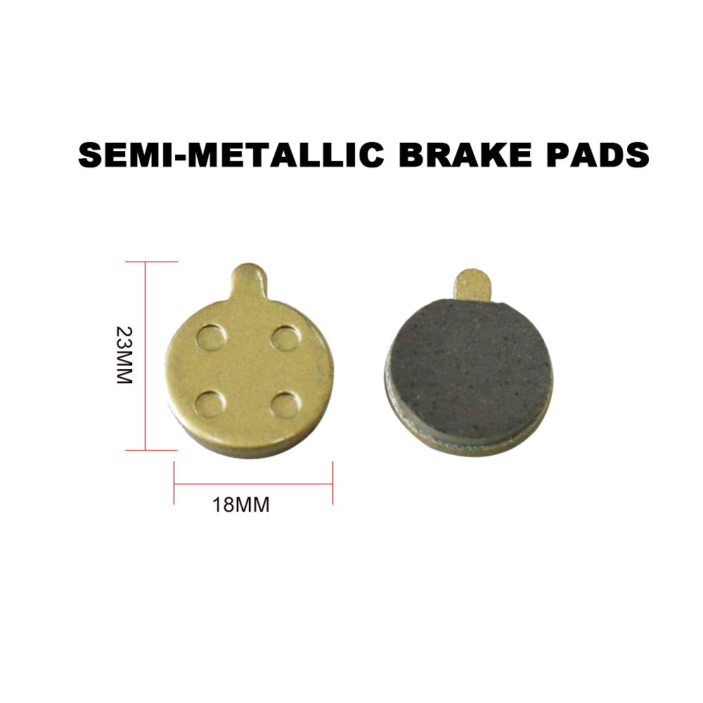 Plăcuțe de Frână Premium Semimetalice pentru Trotinetă Electrică Xiaomi Pro / Pro 2 / Essential – Set 2 Bucăți [1]