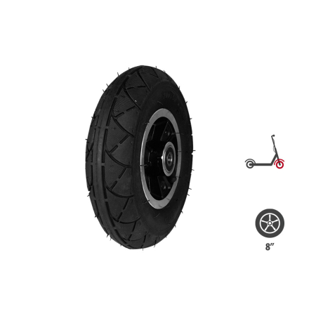 Roți complete (jantă+cauciuc) - Roata Fata Completa Originala Trotineta Electrica Kugoo S1