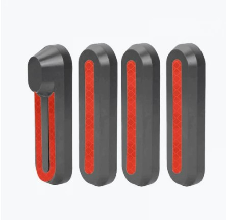 Set 4 Capace de Protectie + Abtibilduri Reflectorizante pentru Xiaomi M365 / M365 Pro / 1S / Pro 2 / Mi 3