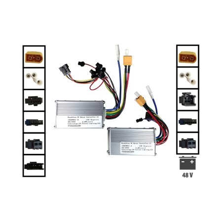 Set Controllere Dual-Moto (Fata + Spate) - Kugoo G-Booster Trotineta Electrica Kugoo Compatibil [1]