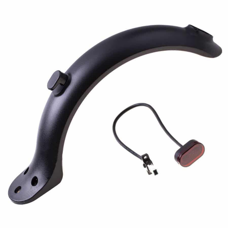 Piese de schimb - Set lumina frana stop, aparatoare roata aripa spate si carlig pentru trotineta electrica Xiaomi M365/Pro
