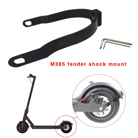 Suport Aripa Spate Negru pentru Trotineta Ninebot G30 Max / Motus – Fixare Stabila [1]