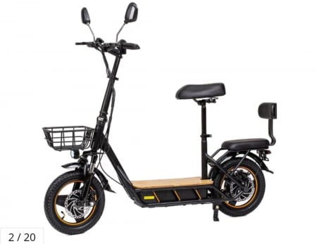 Trotinete electrice - Trotineta electrica KuKirin C1 Pro – Motor 500W, Baterie 48V 26Ah, Viteza max 45 km/h