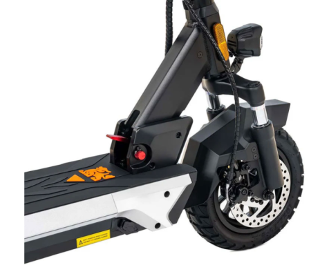 Trotineta electrică KuKirin M4 Max 2025, motor 800W, baterie 48V 18.2Ah, viteză maximă 45 km/h, autonomie de până la 64 km, anvelope de 10 inch, frâne pe disc și suspensie dublă [3]