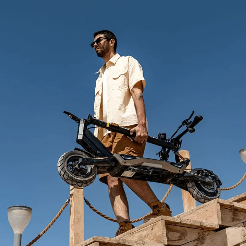 Trotineta Electrica Kukirin T3 - Motor 800W, Baterie 48V 15.6Ah, Roti 10 Inch [4]