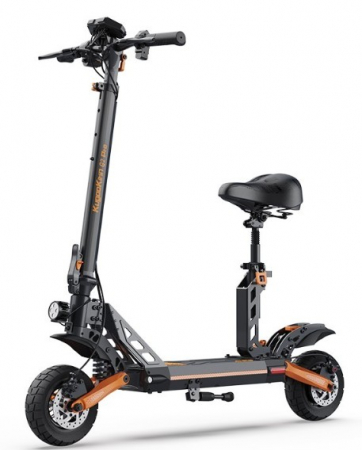 Kukirin - KuKirin G2 Pro 2025 - Motor 600W, Baterie 48V 15.6Ah, Viteza maxima 45 km/h, Autonomie pana la 58 km, Anvelope 9'' tubeless, Amortizoare fata si spate, Scaun detasabil, Lu Trotineta Electrica