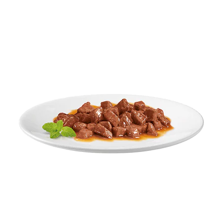 Hrana umeda pentru pisici Gourmet Gold, Multipack Vita si Pui, 4 x 85 g.webp [2]