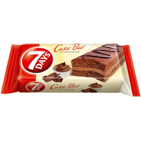 Prajituri , Rulade - Prajitura cu umplutura de cacao 32g 7Days