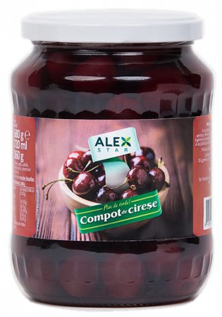 Conserve - Compot de visine Alex Star 720 ml