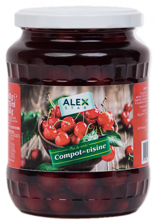 Conserve - Compot de cirese Alex Star 720ml