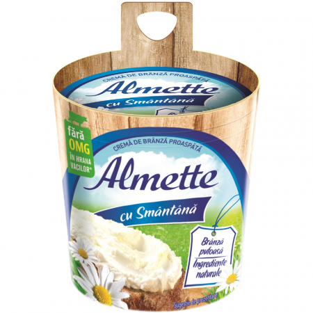 Lactate - Almette Crema de branza proaspata cu smantana 150g