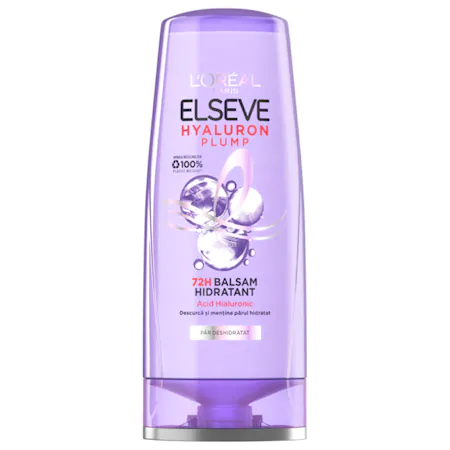 Ingrijire Par - Balsam hidratant L'Oreal Paris Elseve Hyaluron Plump pentru par deshidratat, 200 ml 1.webp