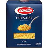 Alimente - Paste scurte farfalle n65 Barilla, 500g