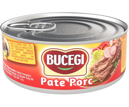 Conserve - Bucegi pate cu ficat de porc 120 g