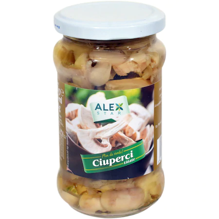 Conserve - Ciuperci Taiate Alex Star Borcan 280g