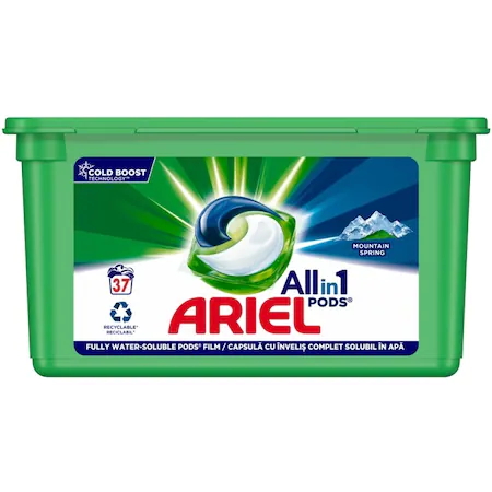 Detergenti - ariel mountain spring 37 capsule.webp