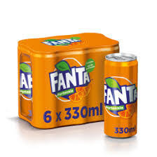 Racoritoare - Fanta Portocale, Doza 6*330ml