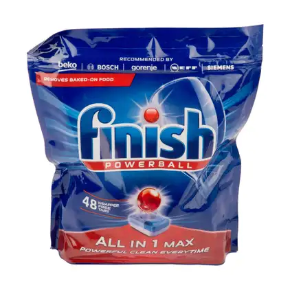 Detergenti vase - Finish All in One Max tablete detergent masina de spalat vase 48 bucati