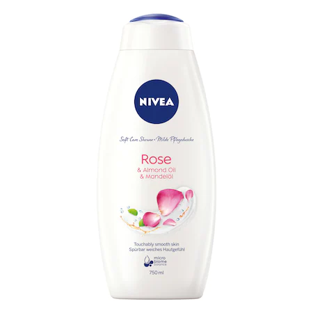 Geluri de dus - Gel de dus Nivea Bathcare Care&Roses, 750ml.webp