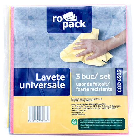 Produse menaj - Lavete universale Ropack, 3 buc/set