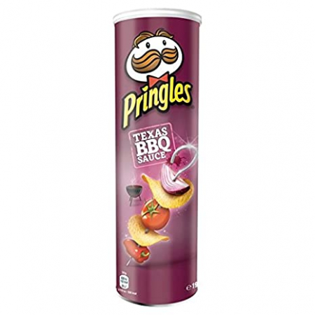 Chipsuri Snacks / Alune Seminte - Pringles Texas Barbeque Sauce chipsuri 165 g