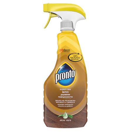 Detergenti pardoseli - Pulverizator ingrijire si curatare suprafete lemn Pronto Aloe Vera, 500 ml 1.webp