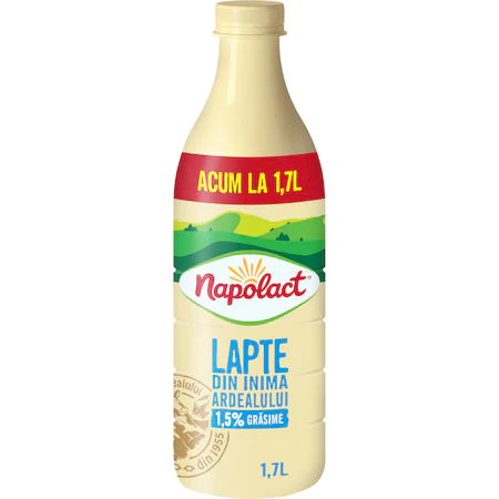Lactate - Lapte 1.5% grasime 1.7L Napolact