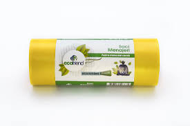 Produse menaj - Saci menajeri , Ecofriend, 60L, 15 bucati , ultra rezistenti