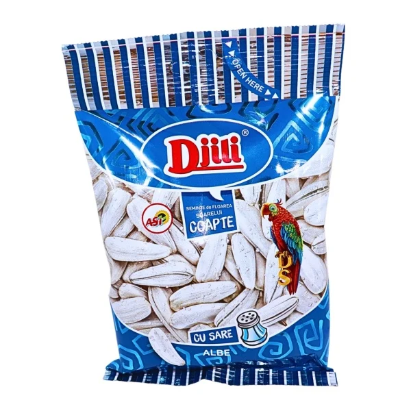 Chipsuri Snacks / Alune Seminte - seminte albe floarea soarelui coapte cu sare djili 80g.webp