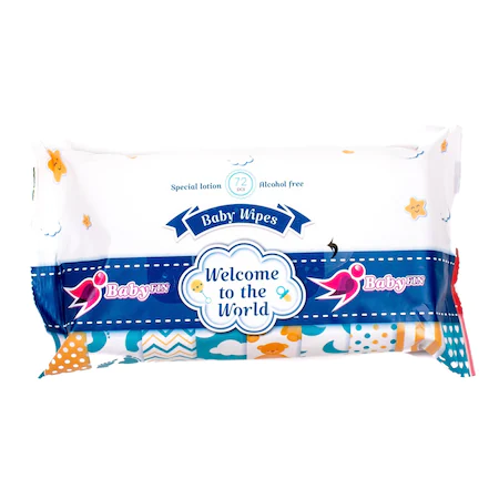 Cosmetice - servetele umede baby fin 72buc.webp