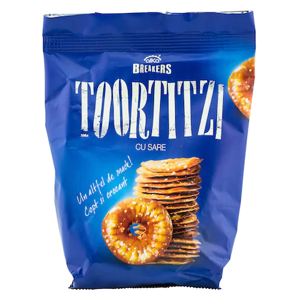 Chipsuri Snacks / Alune Seminte - Toortitzi cu sare 80g