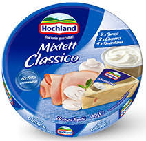 Lactate - Branza topita triunghiuri Mixtett Classico 140g Hochland