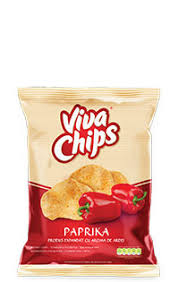 Chipsuri Snacks / Alune Seminte - Viva Chips cu Ardei 100g
