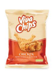 Chipsuri Snacks / Alune Seminte - Viva Chips cu Aroma De Pui 100g