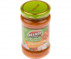 Conserve - Mandy zacusca cu ciuperci 300 g