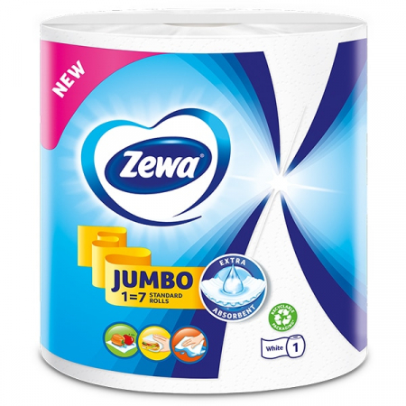 Prosoape hartie / Hartie Igienica - Prosoape de hartie Zewa Jumbo, 2 straturi, 1 rola