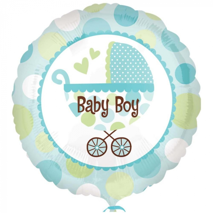 Balon Folie Carucior Baby Boy 45 cm 1 buc DB21992 [1]