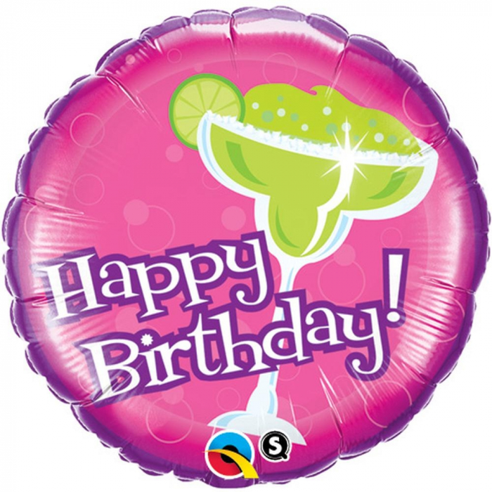 Balon Folie Happy Birthday Cocktail 45 cm 1 buc DB33331 [2]