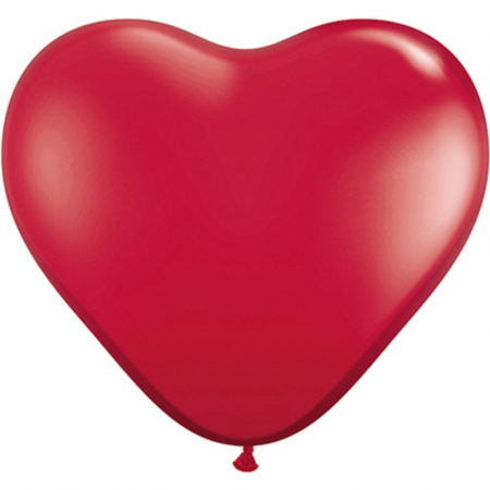 Baloane Latex - Baloane Latex Heart Ruby Red 1 buc 26 cm DB43732
