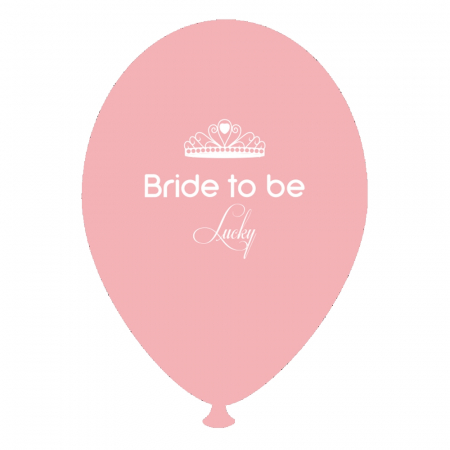 Diverse ocazii - Baloane Latex Personalizate Bride to Be Lucky DB.GI.BTBL.PINK