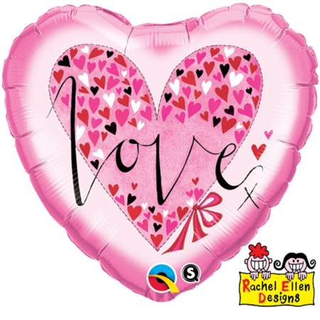 I love you - Balon Folie 45 cm Inima - Love Little Hearts DB61881