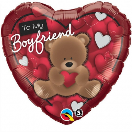 I love you - Balon Folie 45 cm Inima To My Boyfriend DB41320