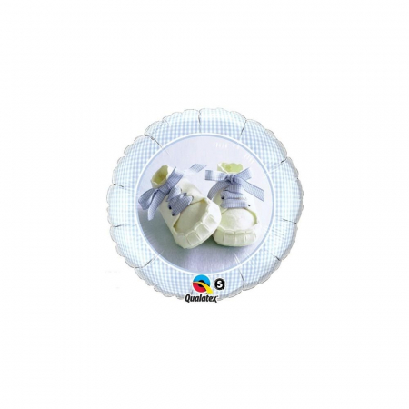 Botez Baietel - Balon Folie Baby Boy Shoes 45 cm 1 buc DB81835