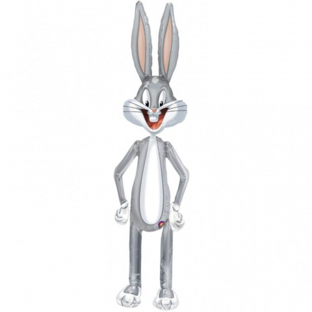 Baloane Personaje - Balon Folie Figurina Airwalker Bugs Bunny 208 cm 1 buc DB08342