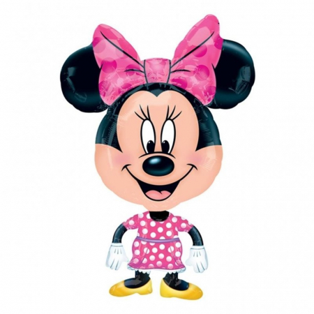 Baloane Personaje - Balon Folie Figurina Airwalker Minnie 55x78 cm 1 buc DB26370