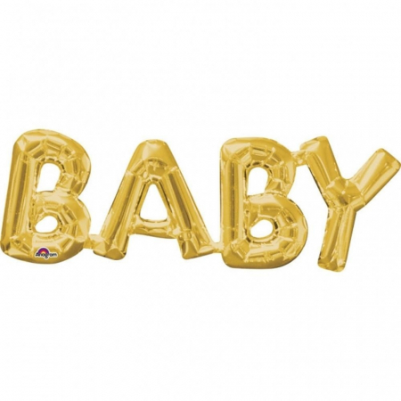 Baloane Cifre & Litere - Balon Folie Figurina Baby 66x22 cm DB33763
