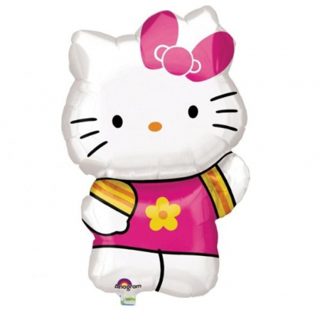 Baloane Personaje - Balon folie figurina Hello Kitty 41x63cm DB27476
