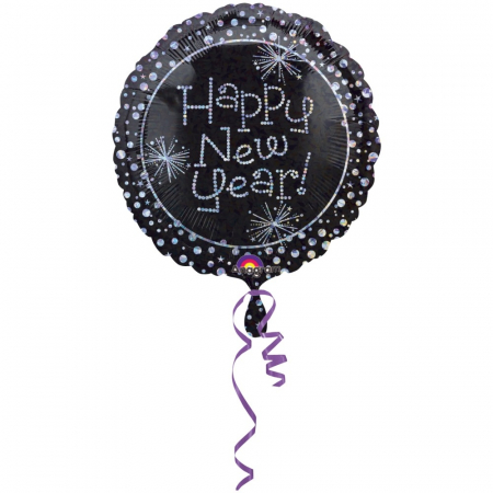 Diverse ocazii - Balon Folie Happy New Year Pentru Revelion 45 cm 1 buc DB1483001